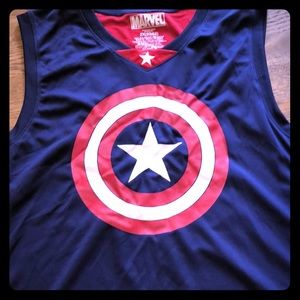Captain America active tank top